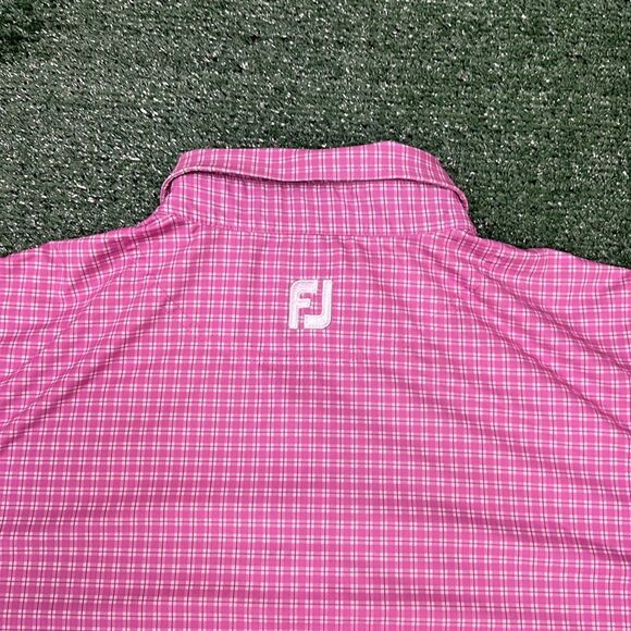 FOOTJOY LISLE PINK GOLF SHORT SLEEVE  POLO MENS XL - Picture 6 of 6